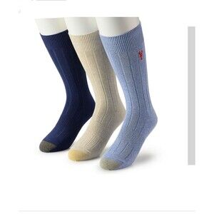 Men's GOLDTOE® 3-Pack Hampton Crew Sock Set
